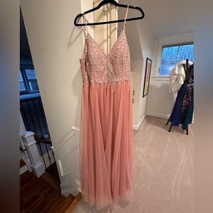 Custom‎ Plus-Size Corset Back Prom Dress NWOT